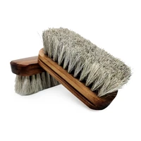 1pcs polished white horsehair brush soft dust removal multi function leather shoes leather bag leather bag polishing