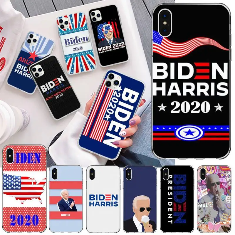 Чехол для телефона HOTCASHOP 2020 JOE BIDEN iphone 12 pro max mini 11 XS MAX 8 7 6 6S Plus X 5S SE XR - купить по
