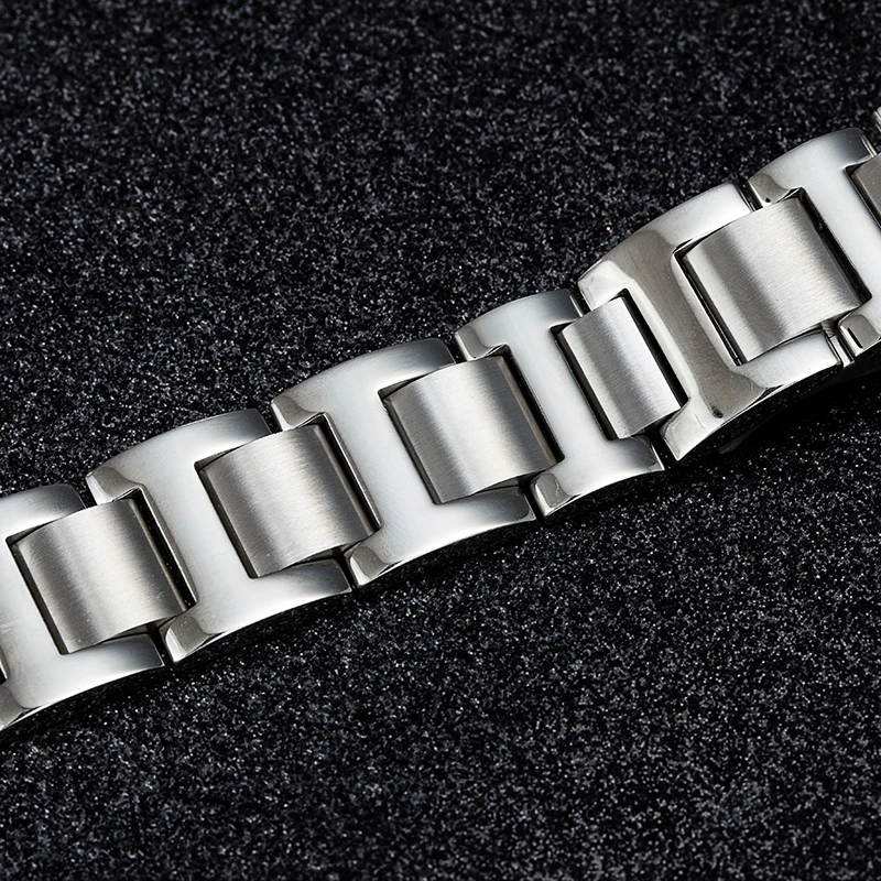 Otmeng для Cartier Ballon Bleu ремешок часов из нержавеющей стали подходит Мужской Женский