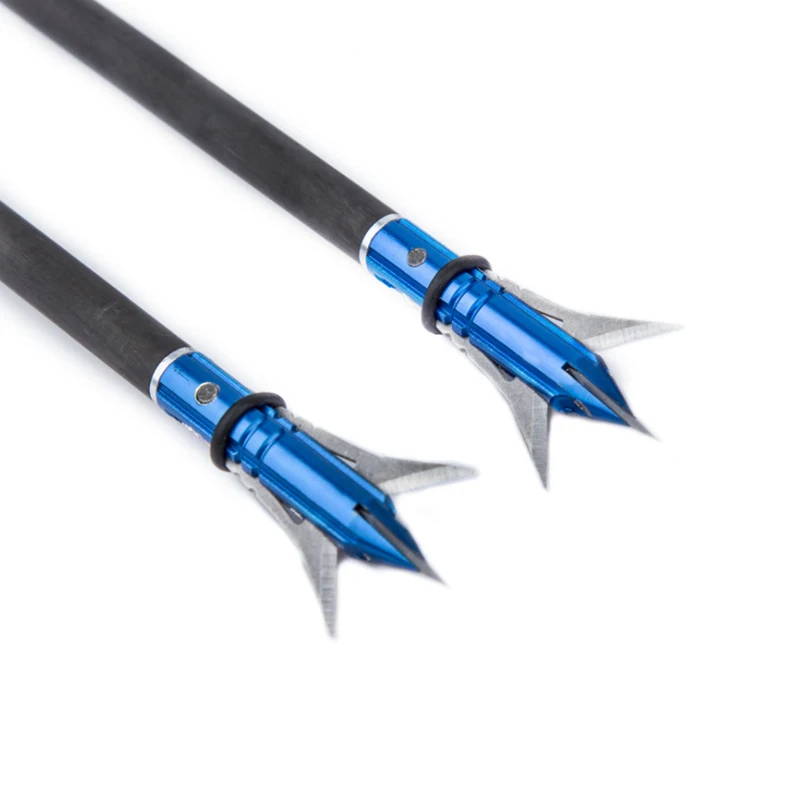 6 шт 100gn-125gn стрельба из лука Broadheads наконечники стрел Охота для