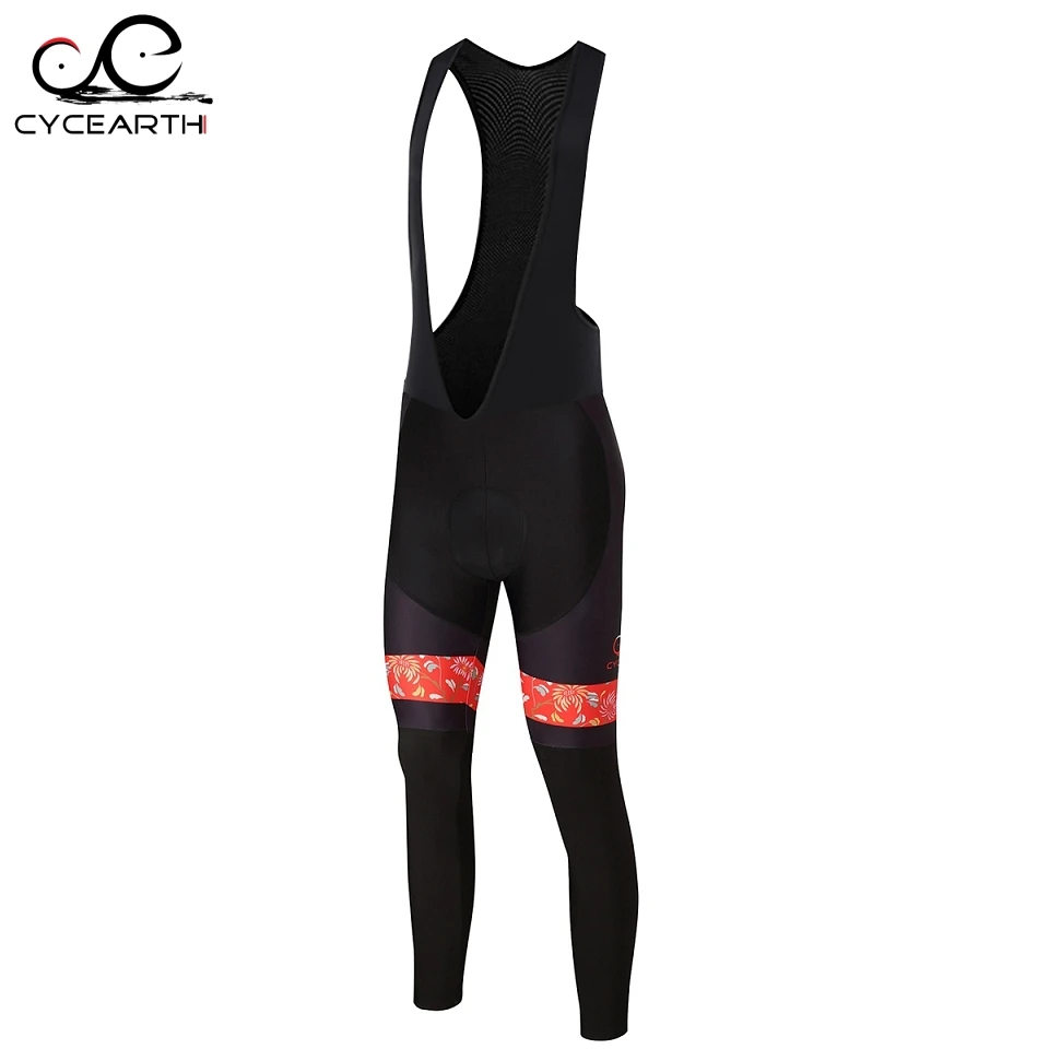 

CYCEARTH 2017 Comfortable Cycling long Pants Bicycle Cycling Clothing MTB Bike Ropa Ciclismo Bib Pants CELP002