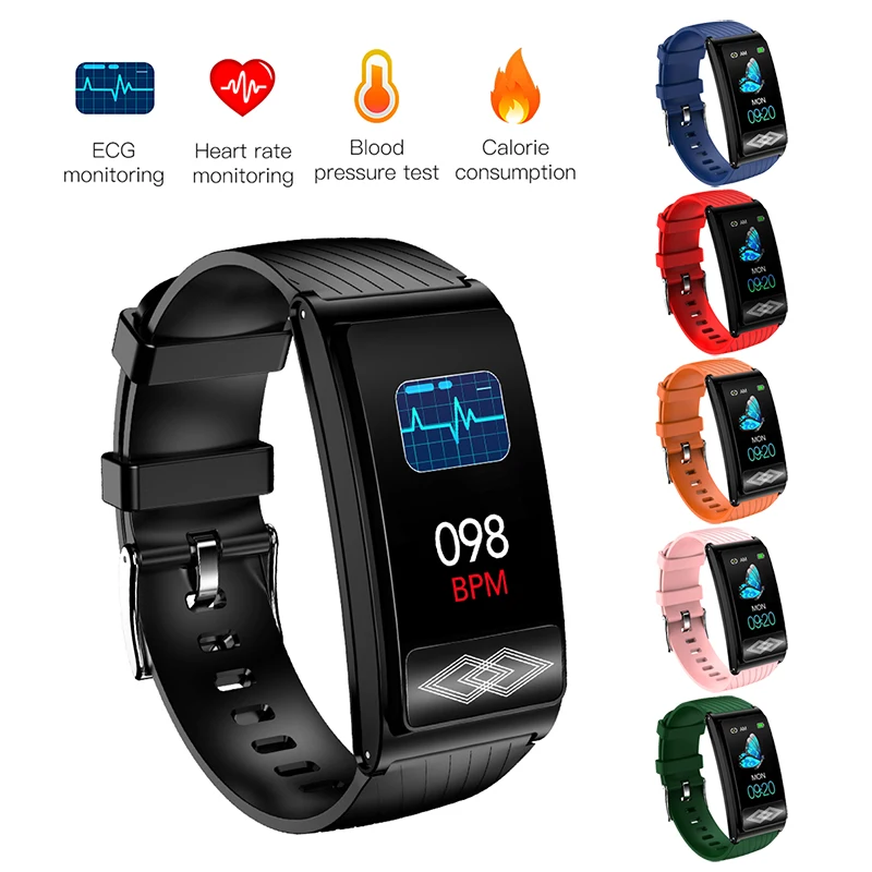 

P10 Health Smart Watch Mulit disease Screening Bracelet Dynamic ECG Monitor Heart Rate HRV Report Fitness Tracker For Men Women