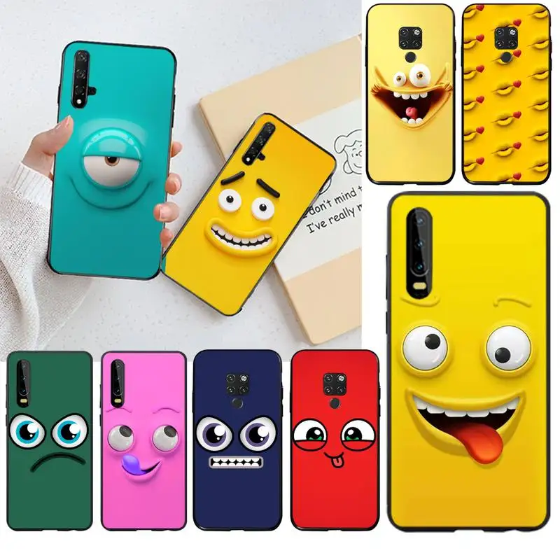 

Funny Sad Faces DIY Printing Phone Case cover Shell for Huawei P40 P30 P20 lite Pro Mate 20 Pro P Smart 2019 prime