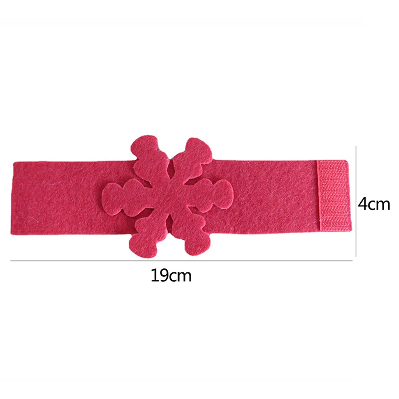 4 шт./компл. изысканное рождественское кольцо для салфеток в виде снежинки