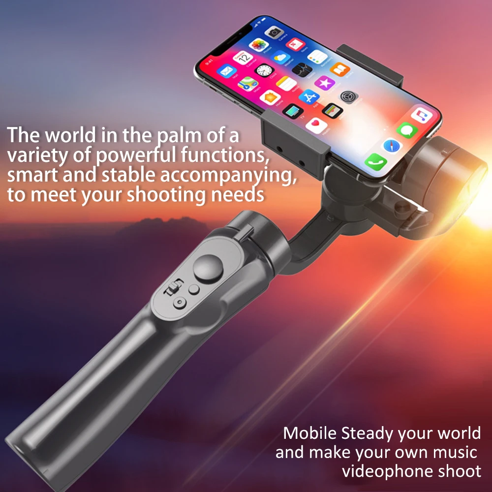 

H4 Handheld Gimbal Stabilizer For iPhone For Samsung For Galaxy For Huawei Action Camera Smartphone Outdoor Mobile Phone Holder