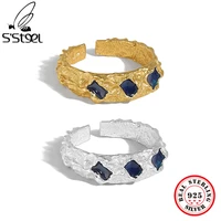 ssteel designer rings sterling silver 925 for women trendy minimalist steampunk gothic adjustable ring fine jewellery gift