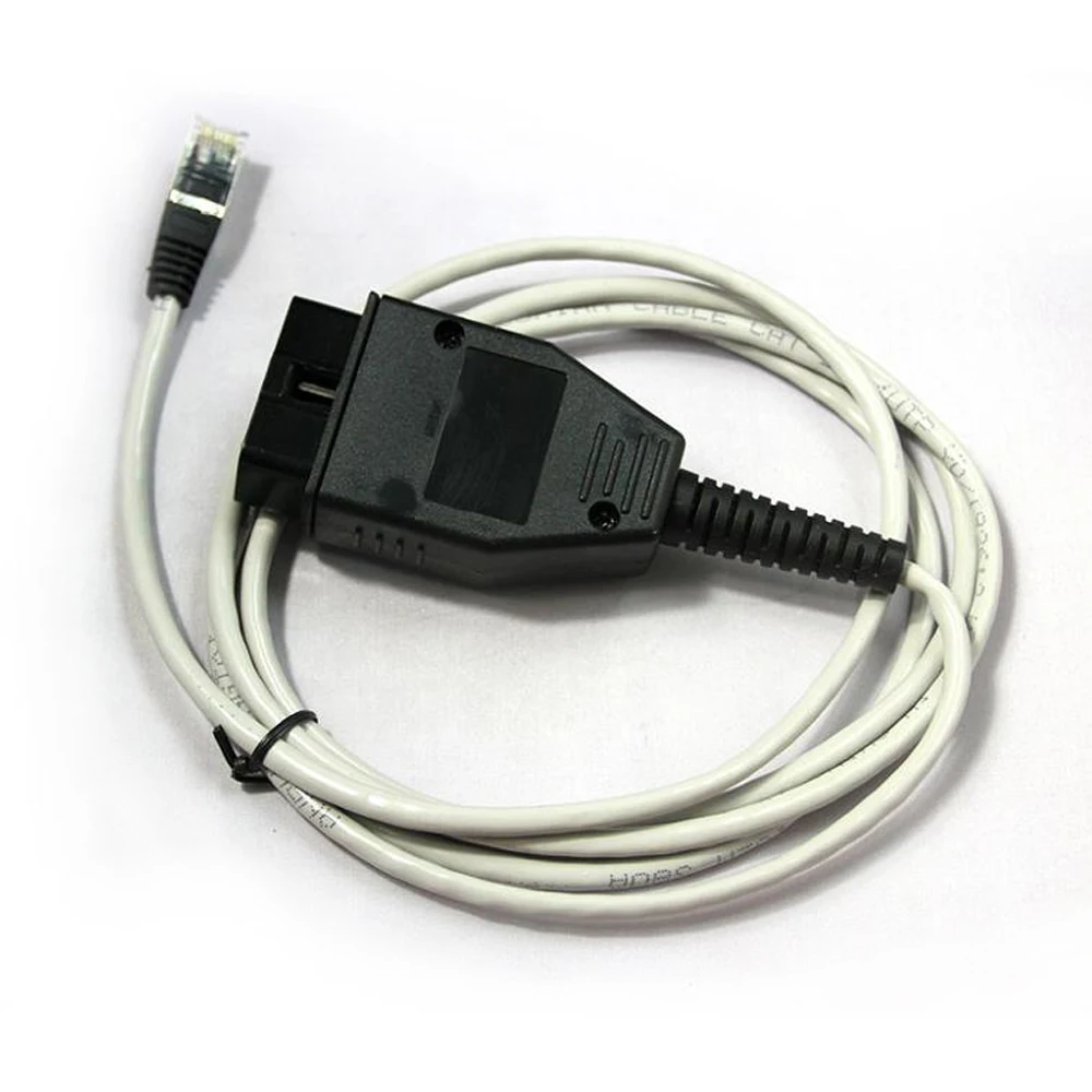 Адаптер для диагностического кабеля с поддержкой интерфейса Ethernet RJ45 и OBD2| |