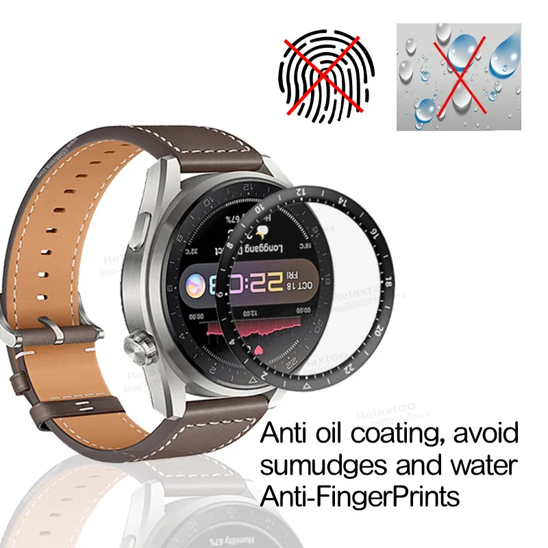 Защитный чехол из ТПУ для Huawei Watch 3 pro мягкая защитная рамка закаленного стекла