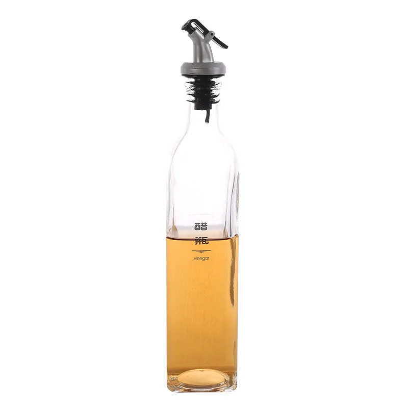 3Pcs Soy sauce vinegar oil bottle kitchen supplies household glass tank stainless steel leak proof | Дом и сад