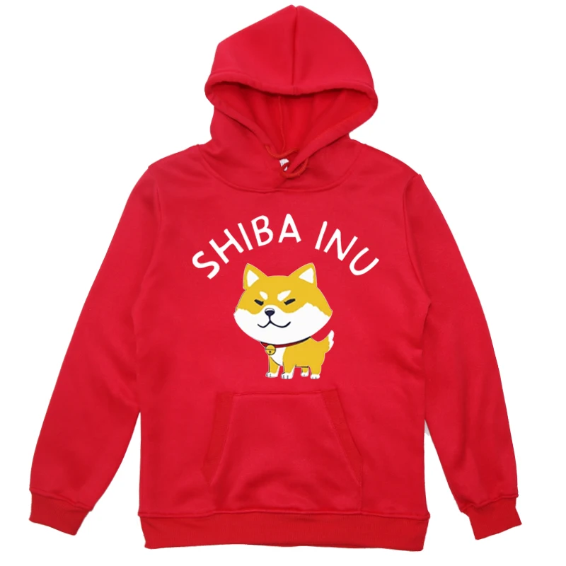 Hoodies 18 Новые детские толстовки с капюшоном Милая Толстовка для маленьких мальчиков и девочек с принтом Шиба ину зимняя верхняя одежда с длинными рукавами, толстовки детские толстовки - Цвет: Hoodies 18