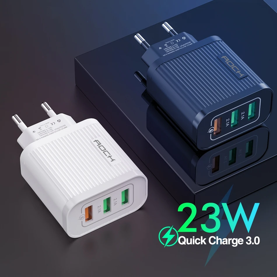 Быстрая зарядка 3 0 USB зарядное устройство QC3.0 EU вилка для мобильного телефона iPhone