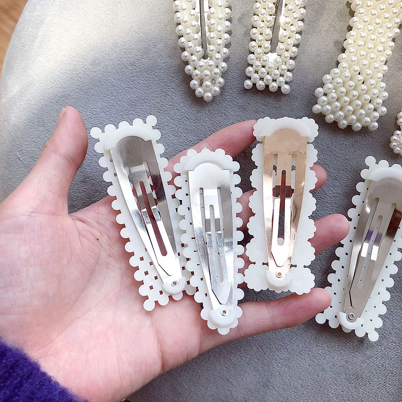 Женская заколка для волос с жемчужинами белая | Украшения и аксессуары