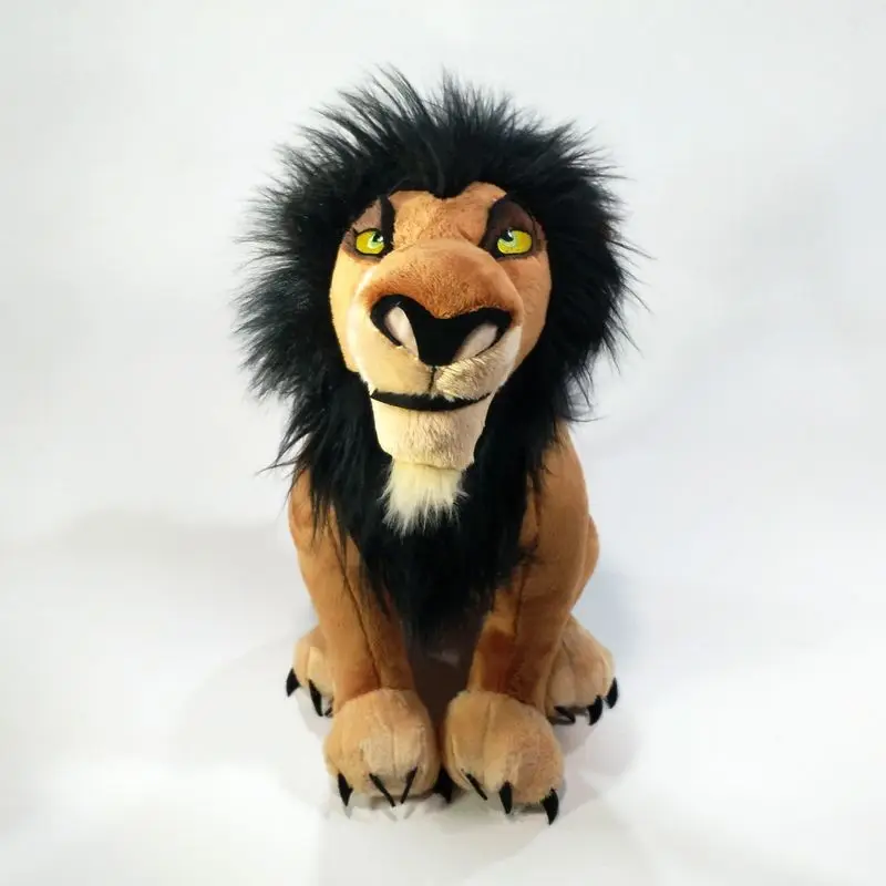 

34cm plush The Lion King Scar sitting simulation cool cute lifelike Educational good quality Halloween Christmas gift kid