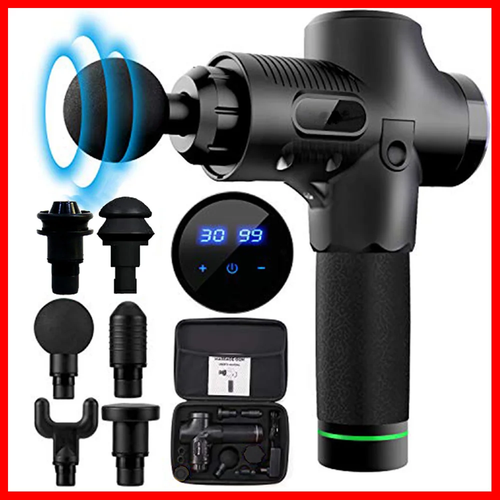 Пистолет для массажа тканей массажер глубоких мышц тела ФИЗИОТЕРАПЕВТИЧЕСКИЙ