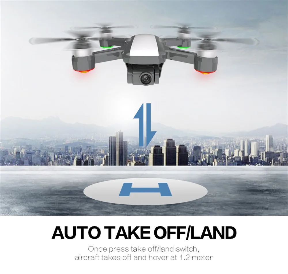 C-Fly DR-EAM GPS WI-FI с видом от первого лица 2 Ось Gimbal 4k 1080P HD Камера оптический Fl-ow Дрон