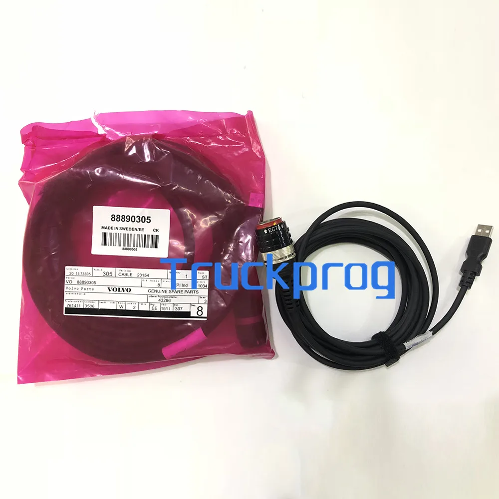 USB кабель для Volvo 88890305 Vocom 88890030 интерфейс 12 контактный renault Trucks OBD2 Грузовик