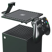 abs dust cover with controller headphone hanger holder stand mount for xbox series x console gaming accessories