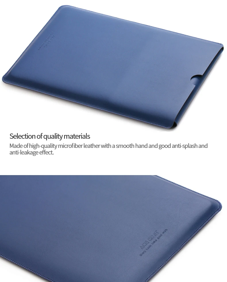 ACECOAT микрофибра pu кожаный чехол протектор сумки для Macbook Air Pro Retina13 12 15 16 чехол для ноутбука для macbook pro 13 Чехол