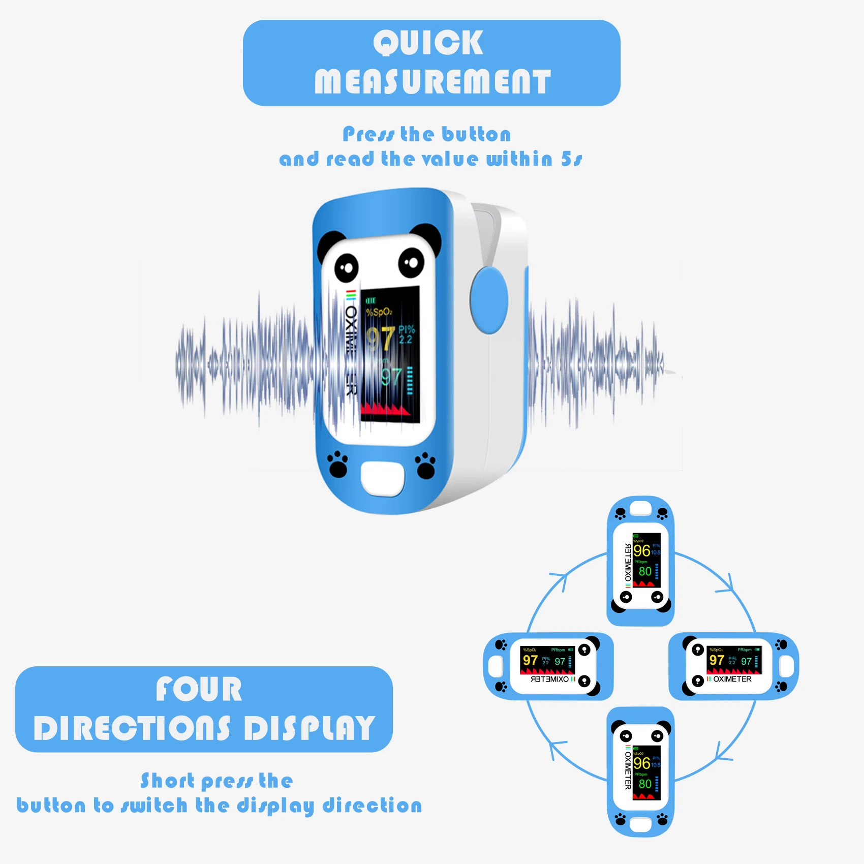 Пальчиковый пульсоксиметр для младенцев