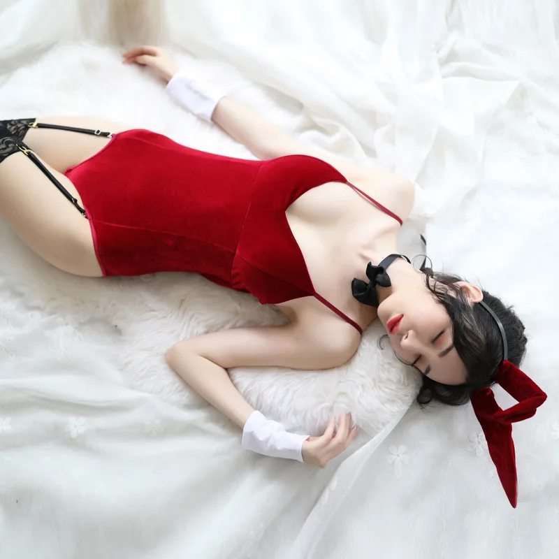 

Женский сексуальный комплект нижнего белья, костюм кролика, форма для ролевых игр Вечерние