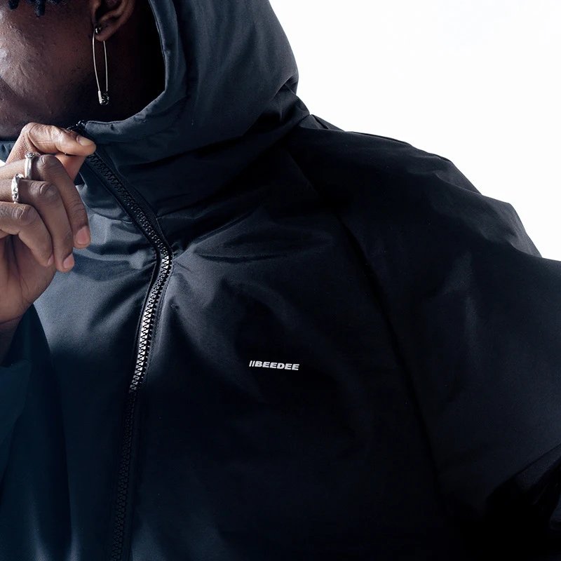 Techwear тактика многофункциональная мужская куртка с капюшоном парка съемные сумки