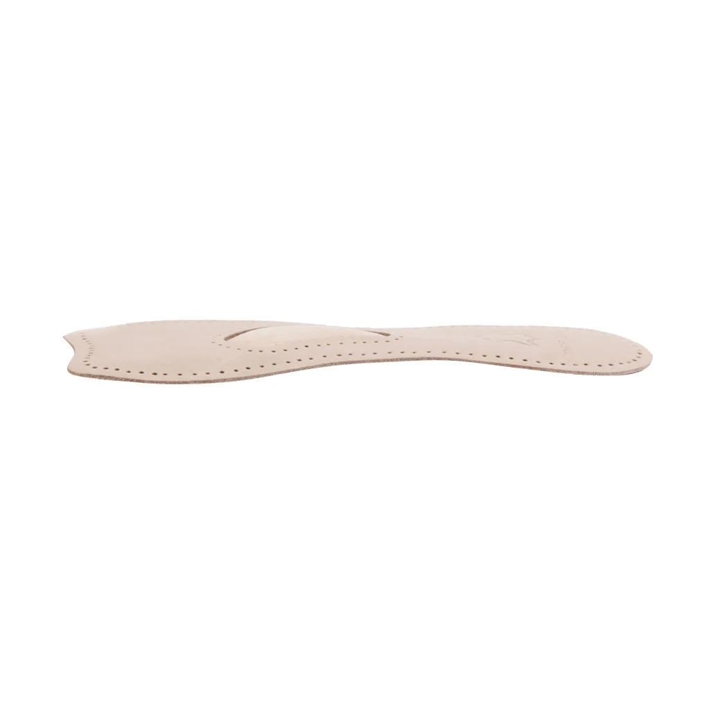 

Footful Leather 3/4 Length Insoles Arch Support Cushions for Women Brown