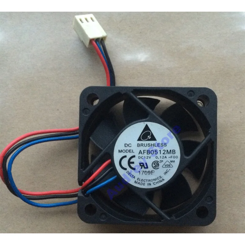 DELTA DC12V 0.12A 5015 5 см двойной шарикоподшипник Вентилятор охлаждения AFB0512MB 13CFM 4000