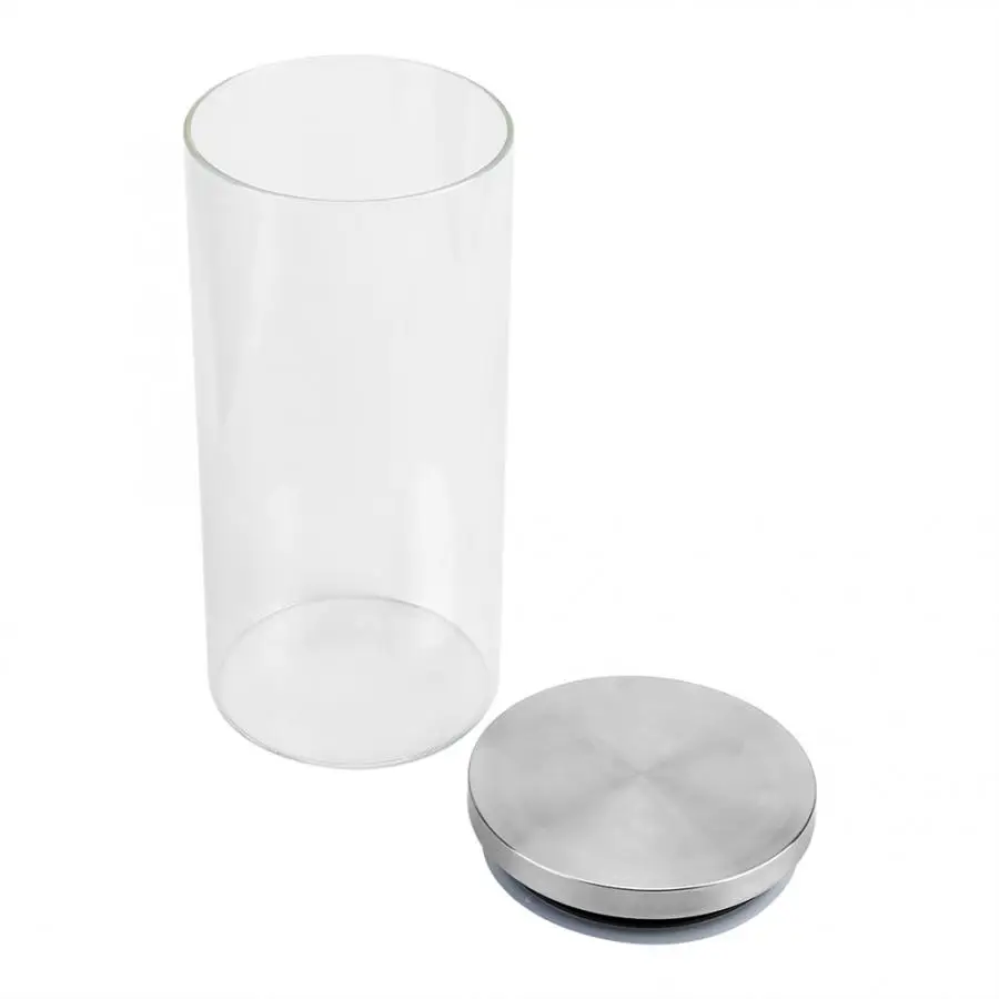 1000ML Tea Coffee Sugar Storage Jars Transparent Glass And Lids Bottle Containers Home Kitchen Organization | Дом и сад