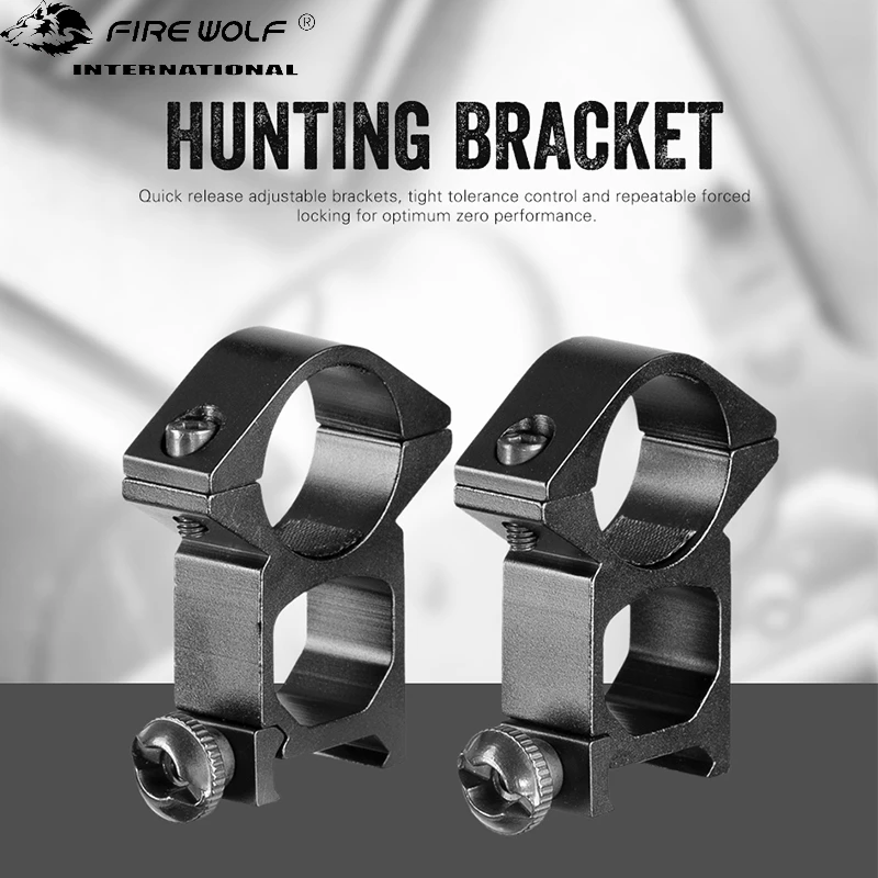 2 шт. винтовка охотничий прицел кольцо крепления 1 дюймов высокопрофильный кольца