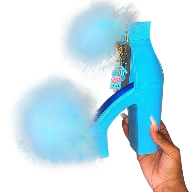 

Newest Summer Thick Bottom Platform Sandals for Women Thick with Sandals Woman Femme Wedges High Heels Shoes