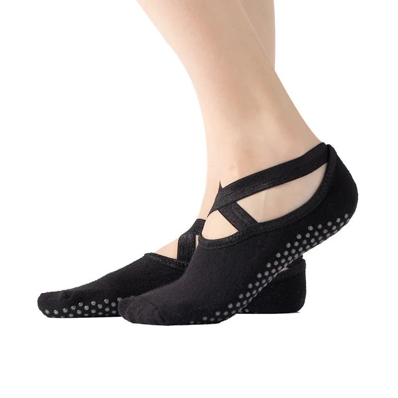 Women High Quality Bandage Yoga Socks Anti-Slip Quick-Dry Damping Pilates Ballet Good Grip For Cotton | Спорт и развлечения