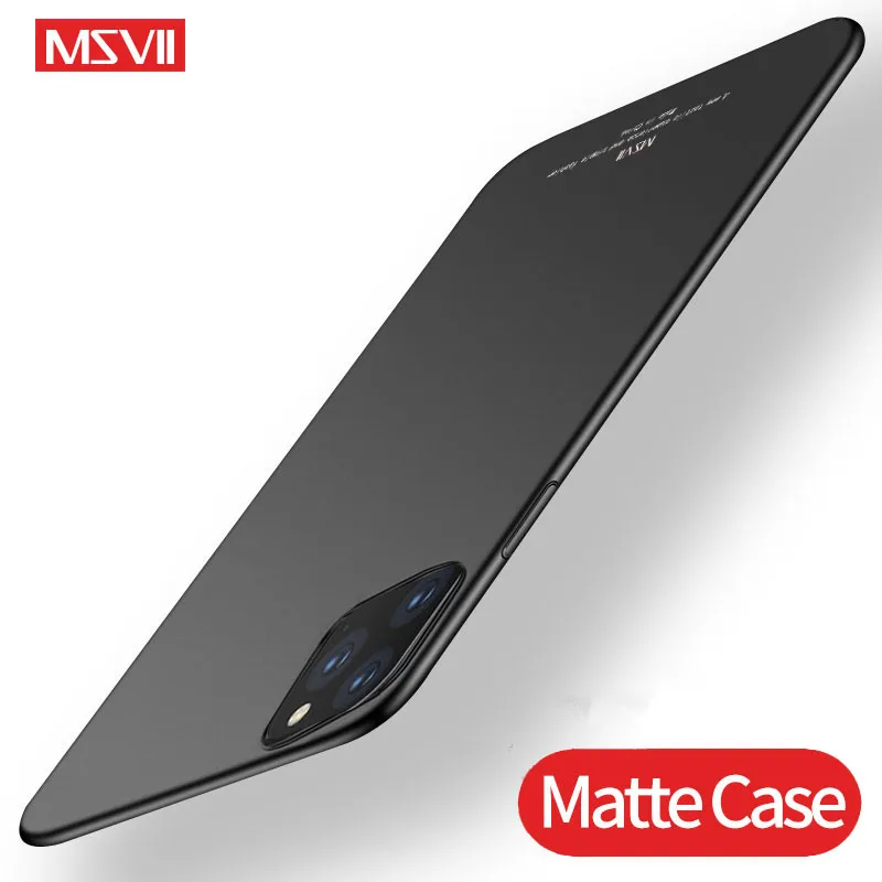 Чехол для Apple iphone 11 Pro max MSVII тонкая жесткая матовая поверхность из поликарбоната