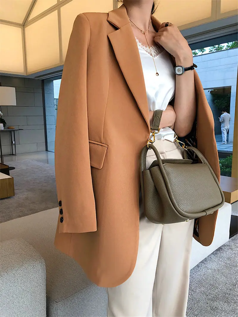 Шикарный костюм без пряжки Женская куртка 2020 весна и осень новинка повседневная