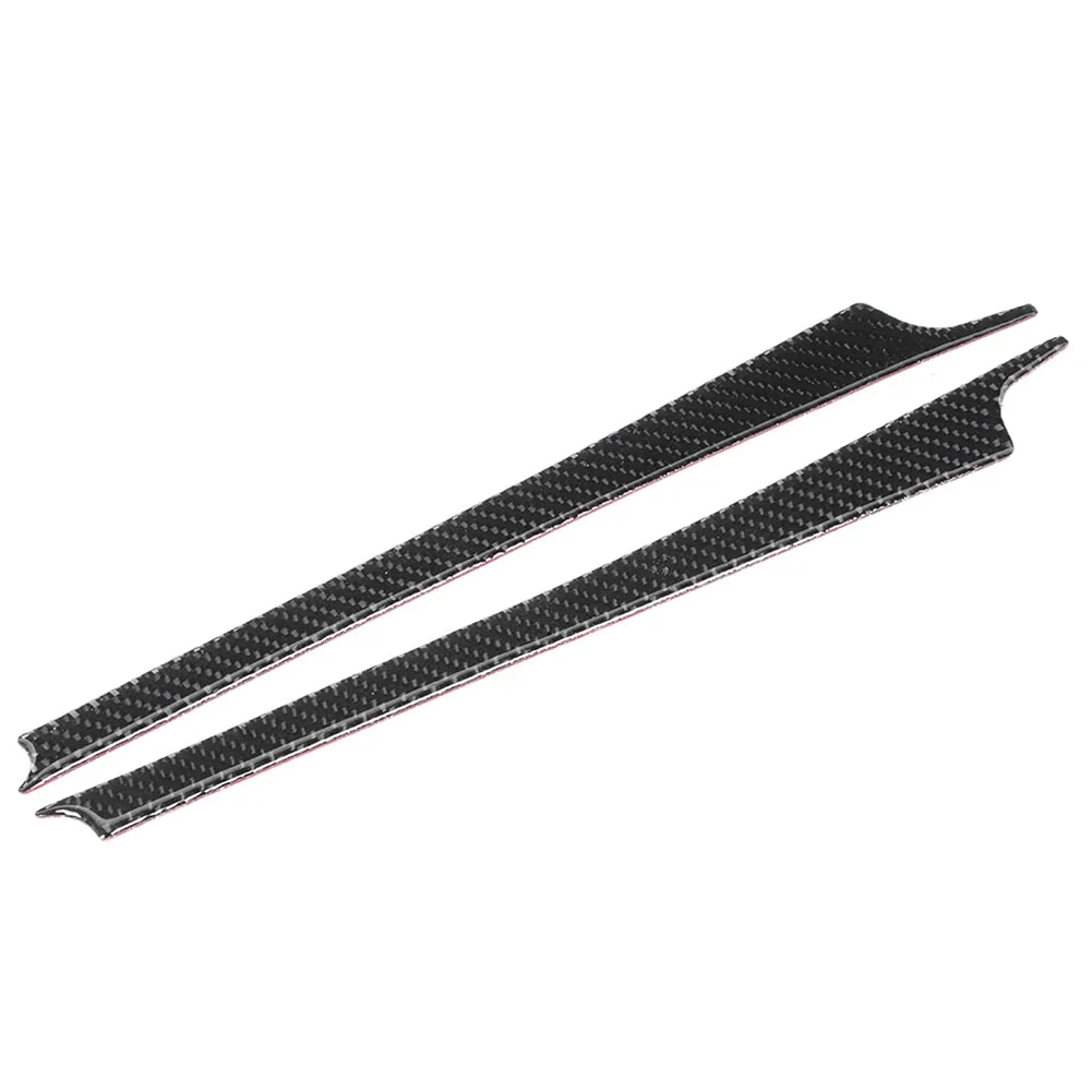 

2Pcs Carbon Fiber Center Console Gear Shift Trim Strip Fit For Mercedes-Benz C-Class W204 05-12