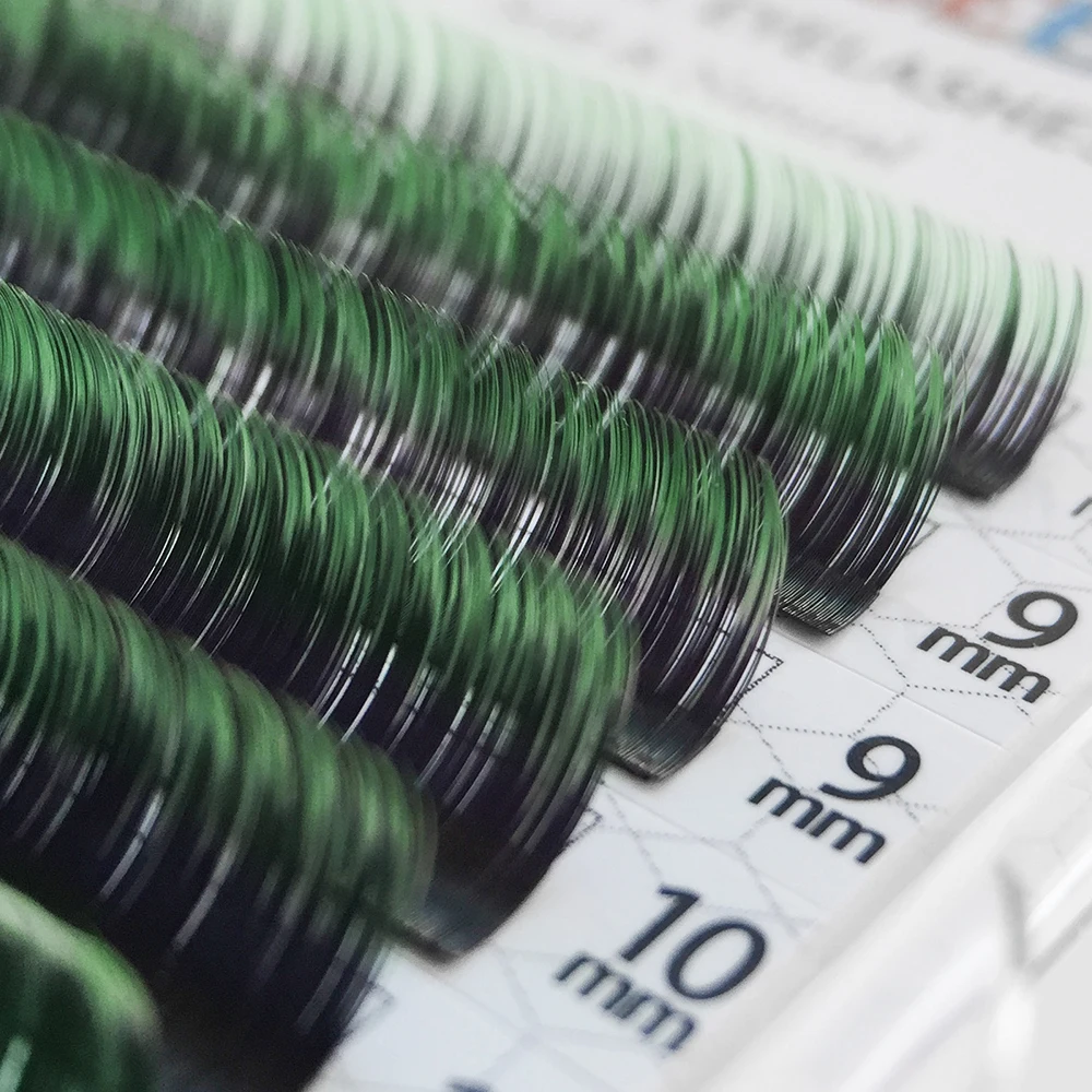 GLAMLASH индивидуальное градиентное наращивание ресницы смешанные цвета красный