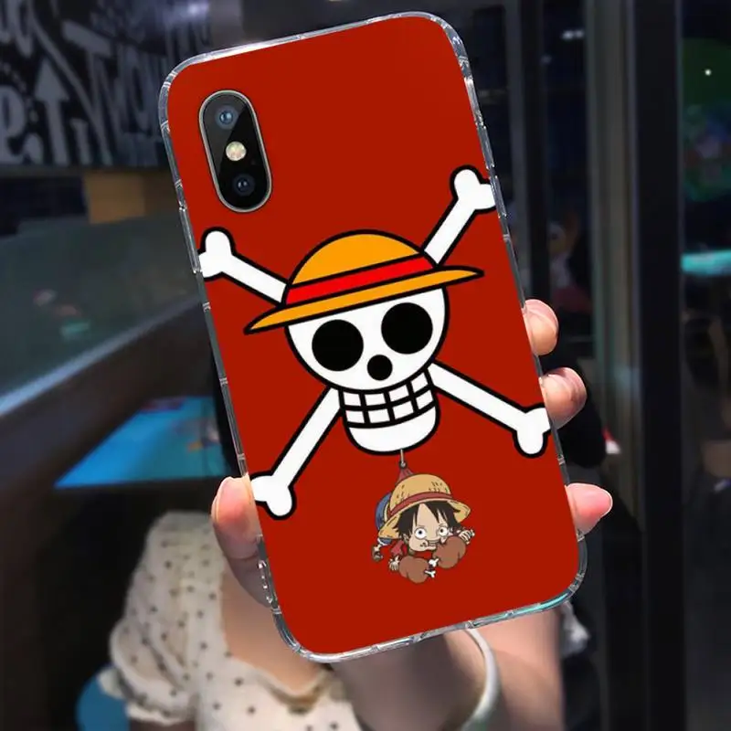 

One piece Phone Case Transparent for iPhone 11 12 mini pro XS MAX 8 7 6 6S Plus X 5S SE 2020 XR