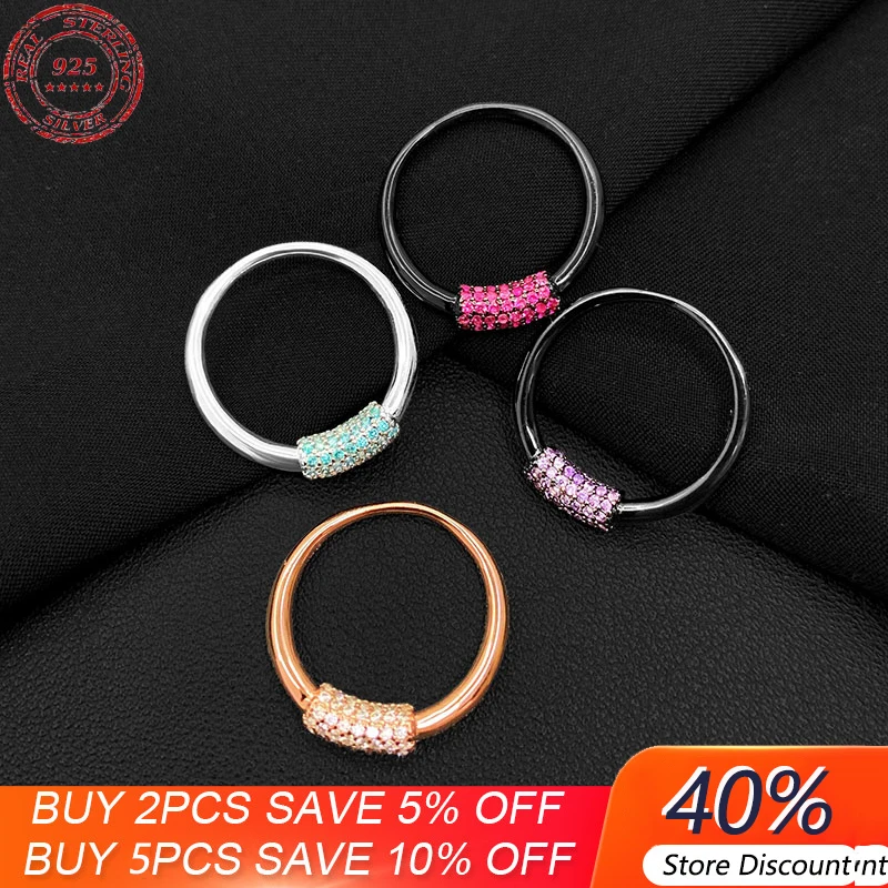 

Кольцо из серебра 925 пробы с инкрустированными бриллиантами и геометрическим рисунком