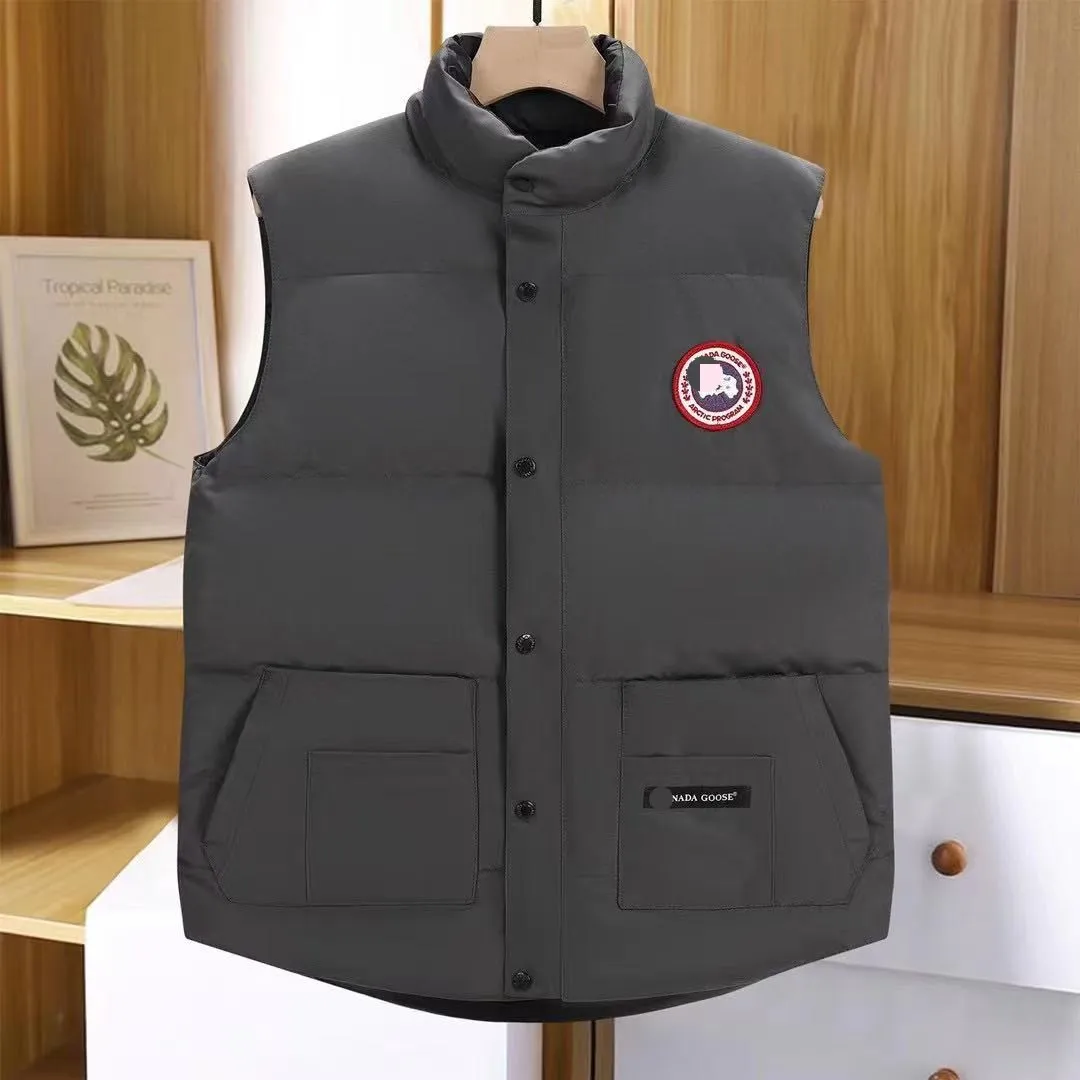 

Famous Canada Clothing Brand Women Winter Warm Cotton Padded Puffer Vests Sleeveless Parkas Jacket for Female