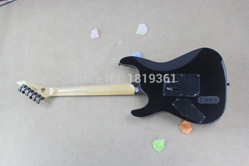 Рекламная цена Custom Shop kh подписи с мостом активный звукосниматель 9V батарея черная гитара 7-08