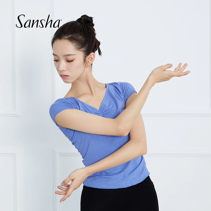 Sansha Взрослых Для женщин леди из модифицированного вискозного волокна топы для