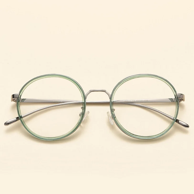 Винтажные круглые женские очки оправа из сплава художественные оптические