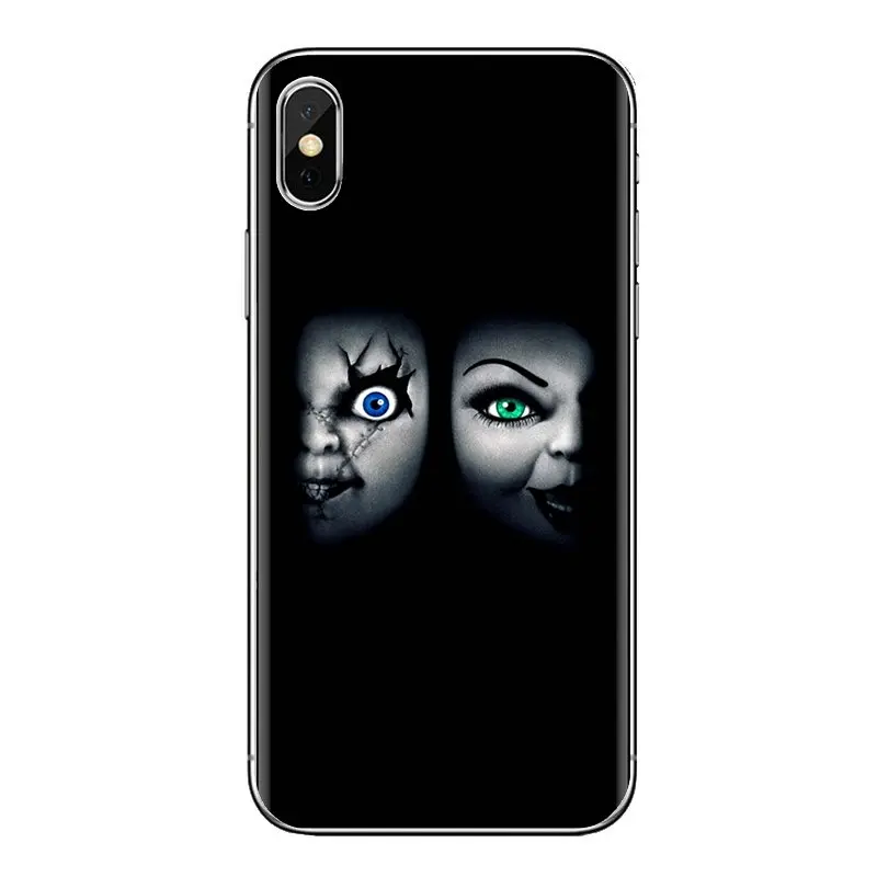 For iPhone XS Max XR X 4 4S 5 5S 5C SE 6 6S 7 8 Plus Samsung Galaxy J1 J3 J5 J7 A3 A5 Chucky Doll Transparent Soft Shell Covers |