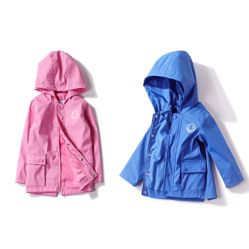 

Spring Autumn Toddler Girls Boys Jacket Coat Hooded Zipper Button Windbreak Outwear Baby Girls Clothing 3M 6M 12M 18M 24M