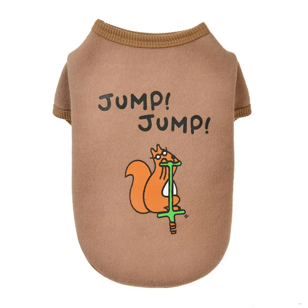 Зимний мягкий костюм с изображением лисы для собак и щенков куртка пальто одежда