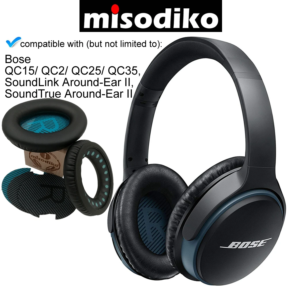Сменные амбушюры misodiko наборы подушек для Bose quietкомфортные QC35 QC25 QC2 QC15 SoundTrue AE2 AE2i AE2w