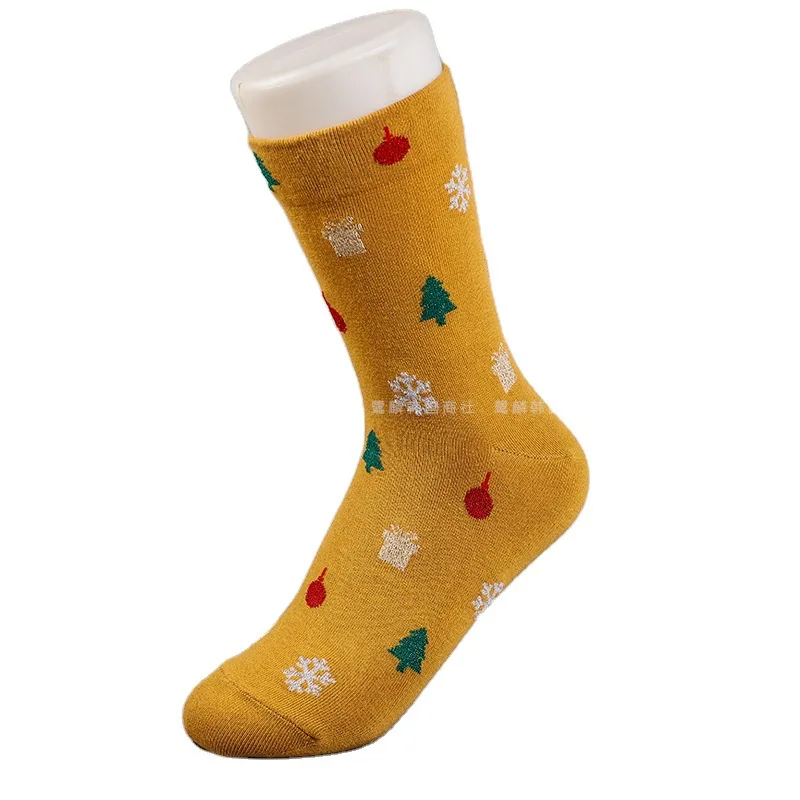 

Women Socks Cotton Christmas Cartoon Sock Woman Colorful Unisex High Funny Novelty Ladies Sox Spring Winter Female Trendy Sokken
