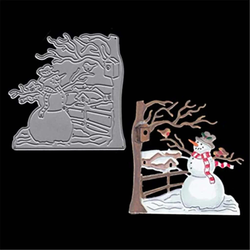 

Metal Christmas Embossing Stencil Card Album Scrapbooking DIY Punch Craft