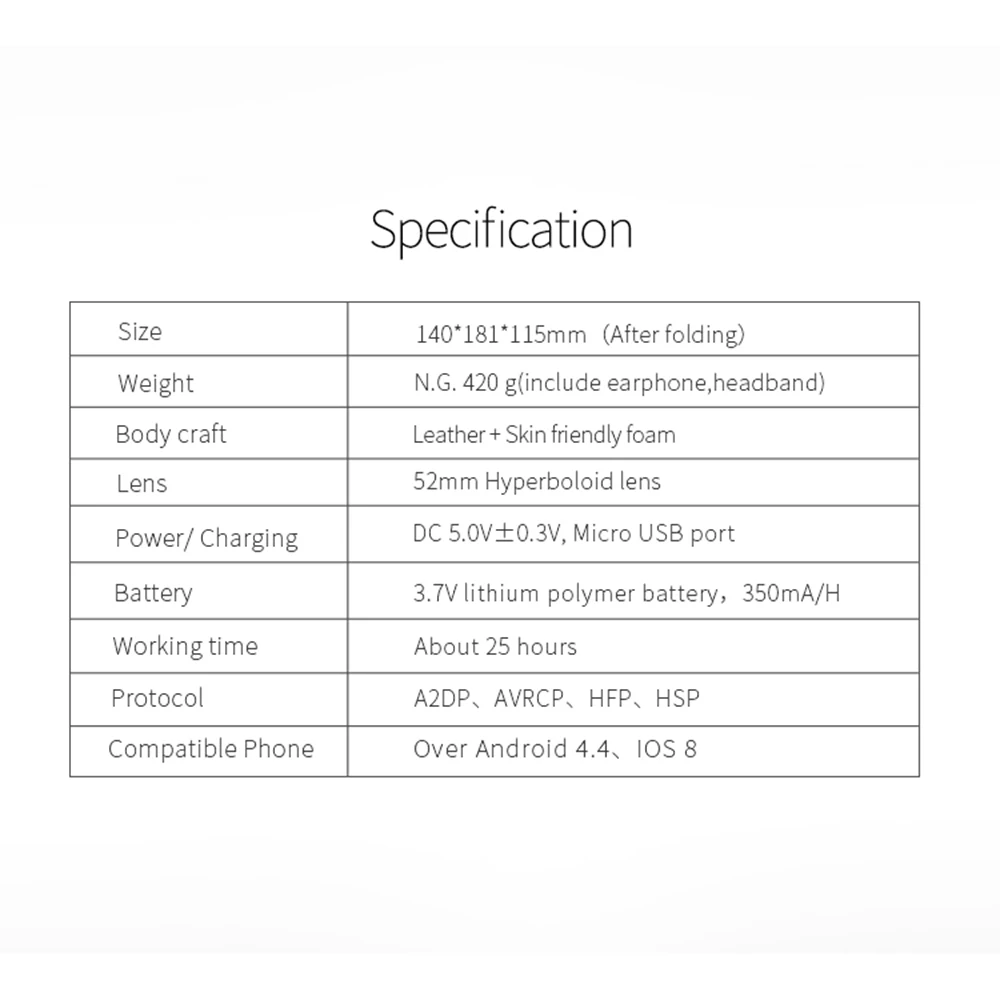 3D очки Bluetooth беспроводной VR шлем Виртуальная IMAX кино Панорамное видео складное