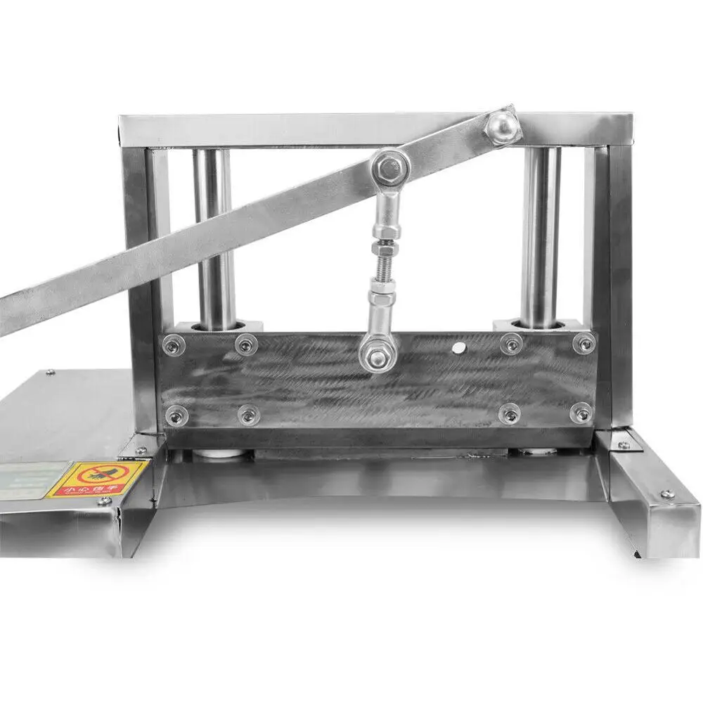 M&aacute;quina comercial para cortar huesos, cortadora de carne congelada, Trotter Manual para picar carne, varillas-4