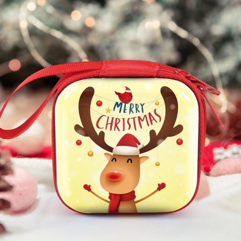 Santa Claus Coin Purse 2020 Christmas Kid Gift Creative Design For Candy Children Pocket Small Money Wallet Pouch Zip Bag | Дом и сад